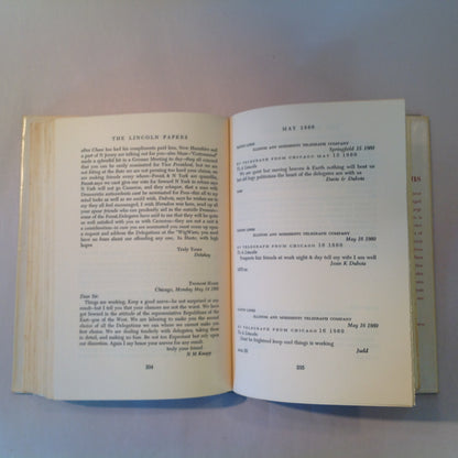 Vintage 1948 Two Volume Hardcover Slipcase Set The Lincoln Letters David Mearns First Edition