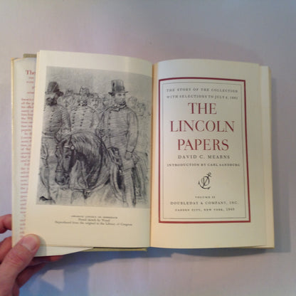 Vintage 1948 Two Volume Hardcover Slipcase Set The Lincoln Letters David Mearns First Edition