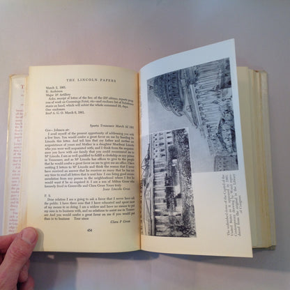 Vintage 1948 Two Volume Hardcover Slipcase Set The Lincoln Letters David Mearns First Edition