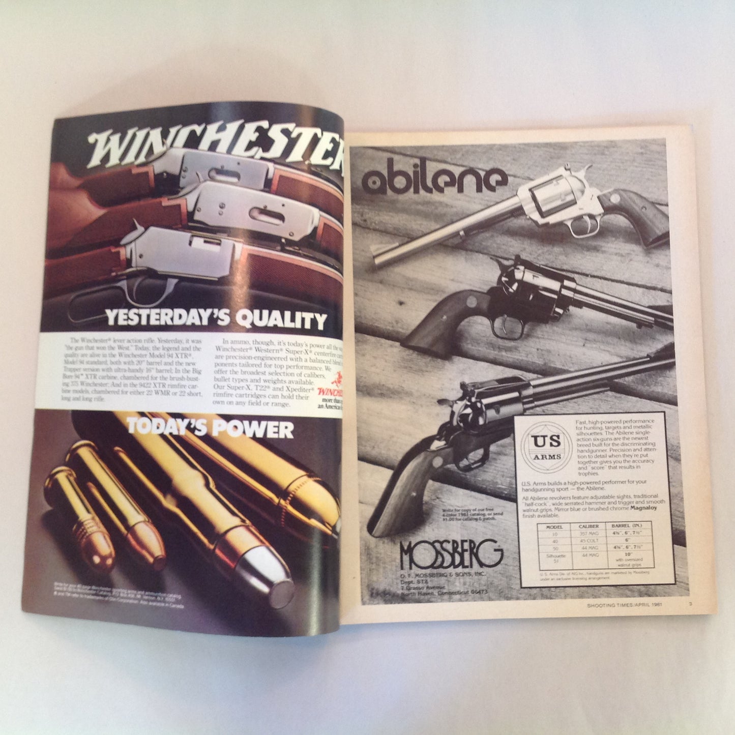 Vintage Apr 1981 Shooting Times Magazine Remington M700 Varmint Special Browning BBR .270 Bolt Rifle