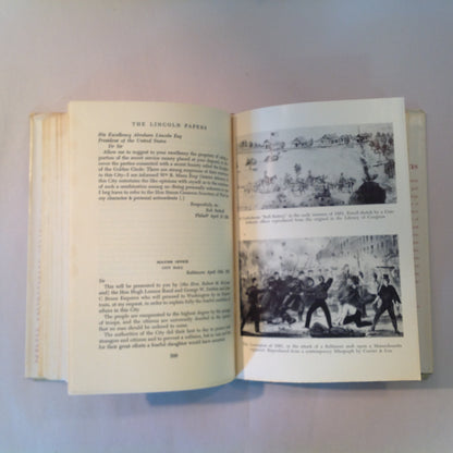 Vintage 1948 Two Volume Hardcover Slipcase Set The Lincoln Letters David Mearns First Edition