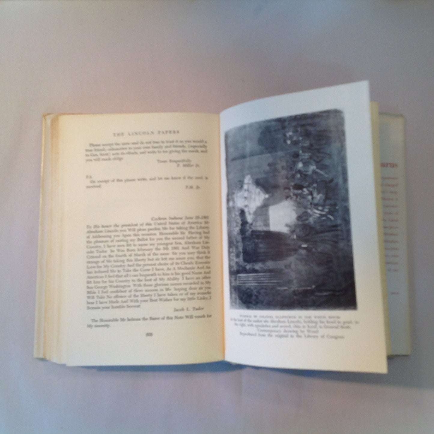 Vintage 1948 Two Volume Hardcover Slipcase Set The Lincoln Letters David Mearns First Edition
