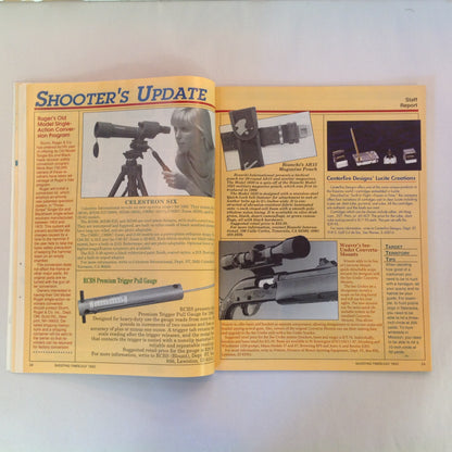Vintage Jun 1992 Shooting Times Magazine .40 S&W Vs .45 ACP Classic .22 Rifles Black Talon Winchester