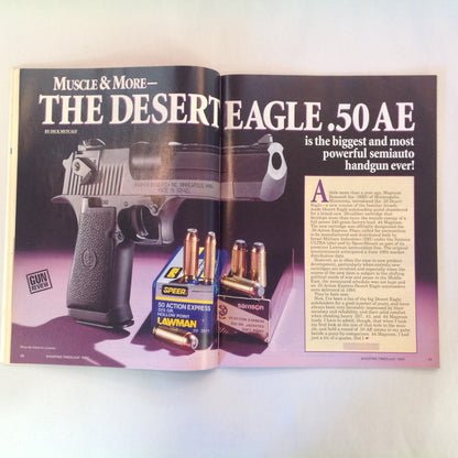 Vintage Jun 1992 Shooting Times Magazine .40 S&W Vs .45 ACP Classic .22 Rifles Black Talon Winchester