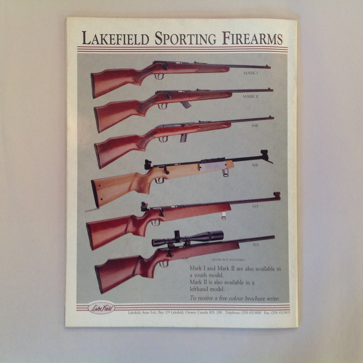 Vintage Jun 1992 Shooting Times Magazine .40 S&W Vs .45 ACP Classic .22 Rifles Black Talon Winchester