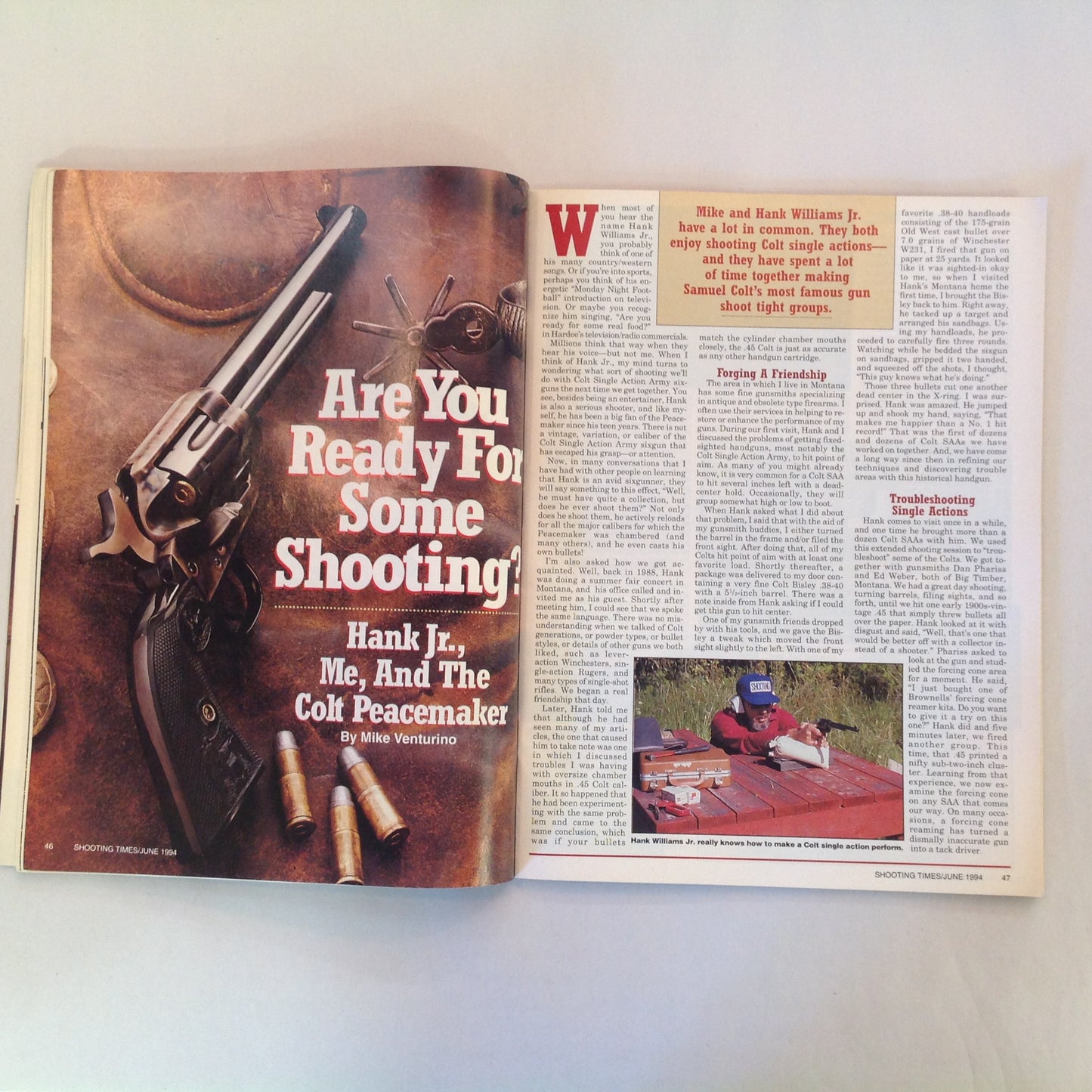 Vintage Jun 1994 Shooting Times Magazine 25 New Guns & Shooting Products S&W Sigma Series Semiautos as Hunting Rifles Hornady Vector Ammo