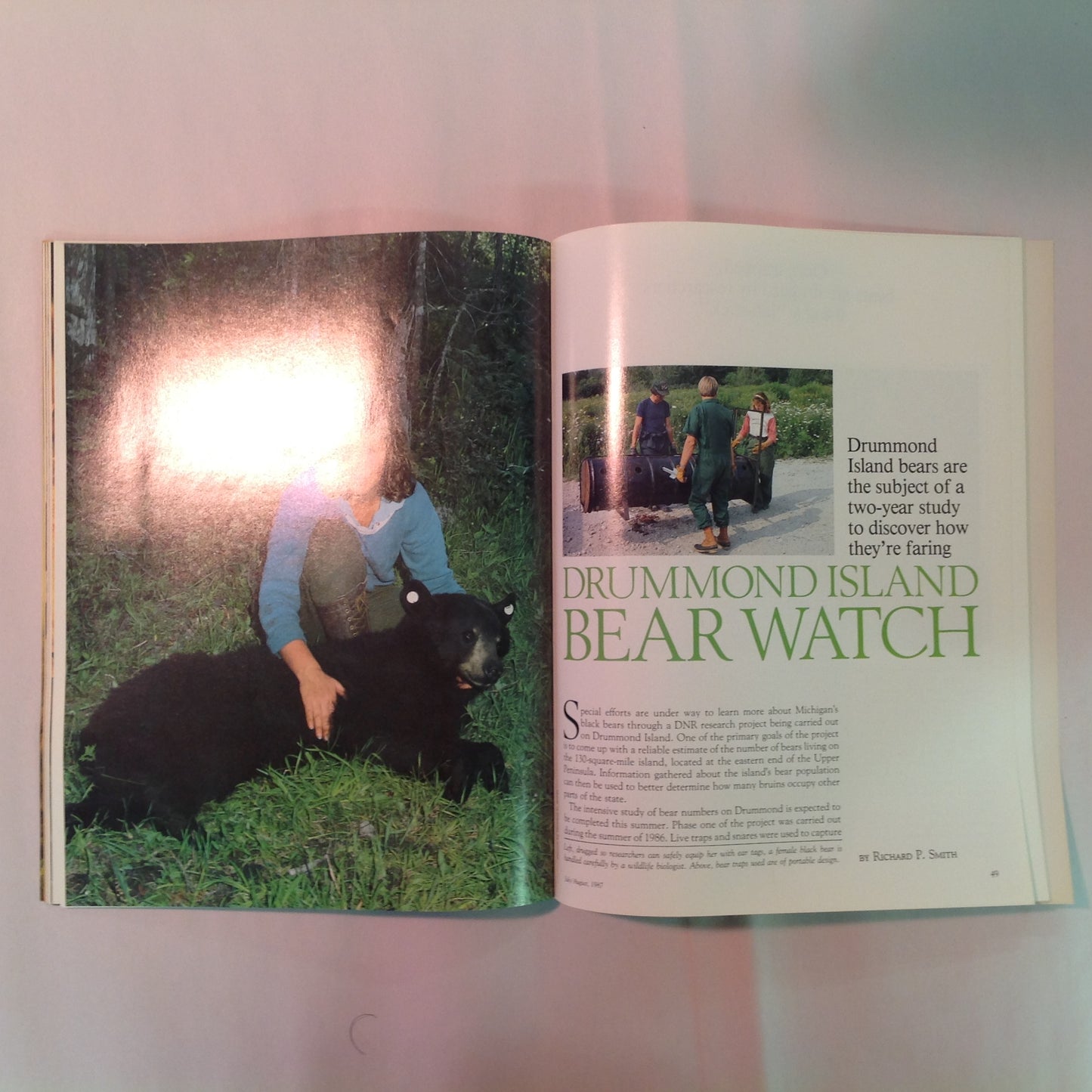 Vintage Jul-Aug 1987 Michigan Natural Resources Magazine The Graylings Are Coming