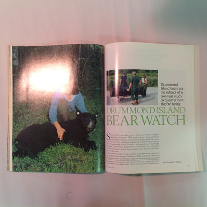 Vintage Jul-Aug 1987 Michigan Natural Resources Magazine The Graylings Are Coming