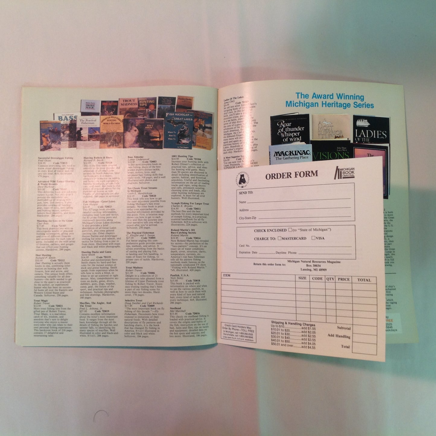 Vintage Jul-Aug 1987 Michigan Natural Resources Magazine The Graylings Are Coming