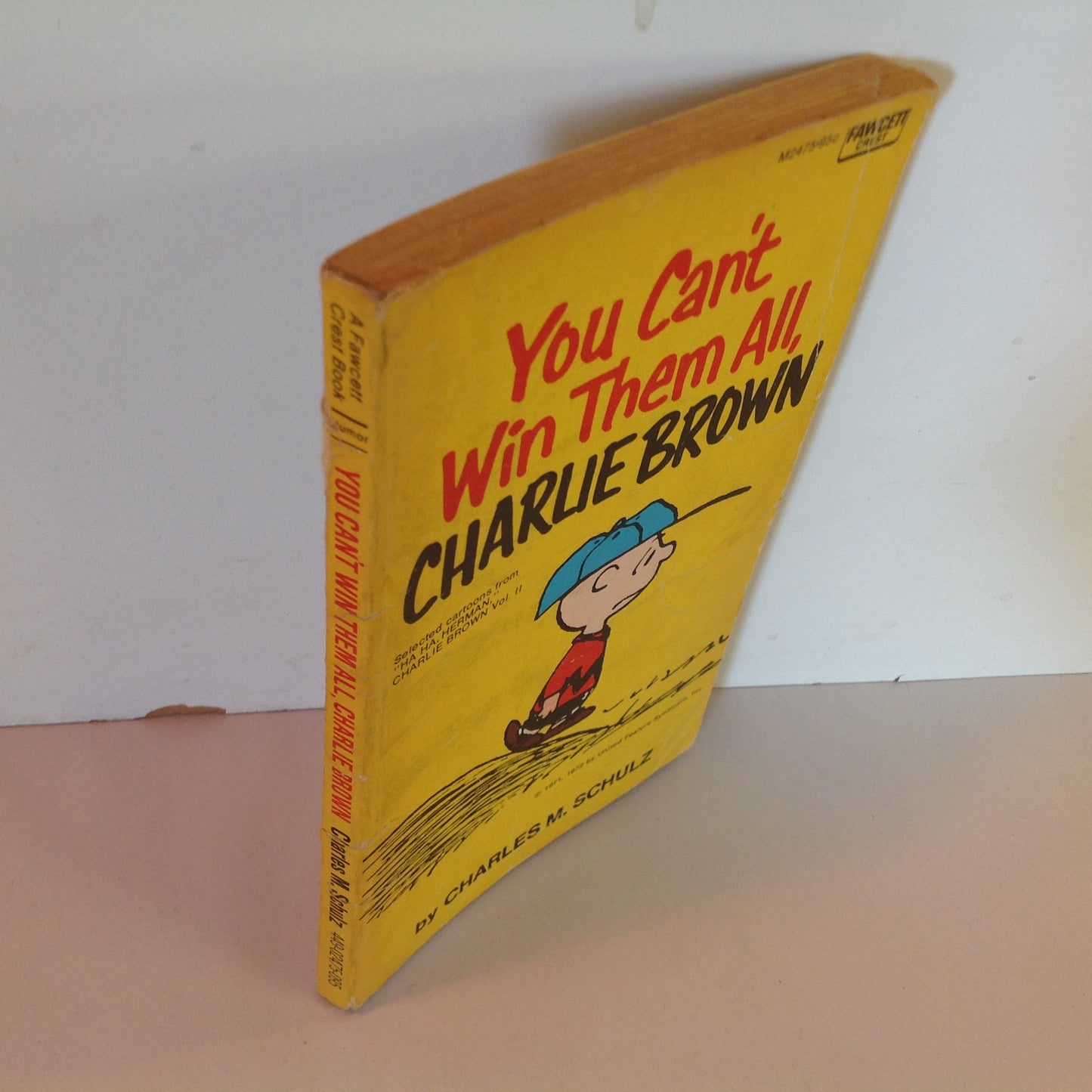 Vintage 1975 Mass Market Paperback You Can't Win Them All, Charlie Brown Peanuts Charles Schulz