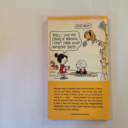 Vintage 1959 Mass Market Paperback We're On Your Side, Charlie Brown Peanuts Charles Schulz