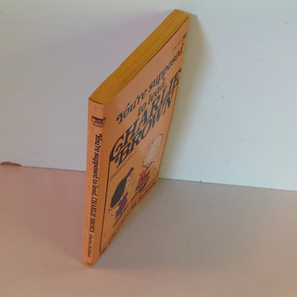 Vintage 1988 Mass Market Paperback You're Supposed to Lead, Charlie Brown Peanuts Charles Schulz