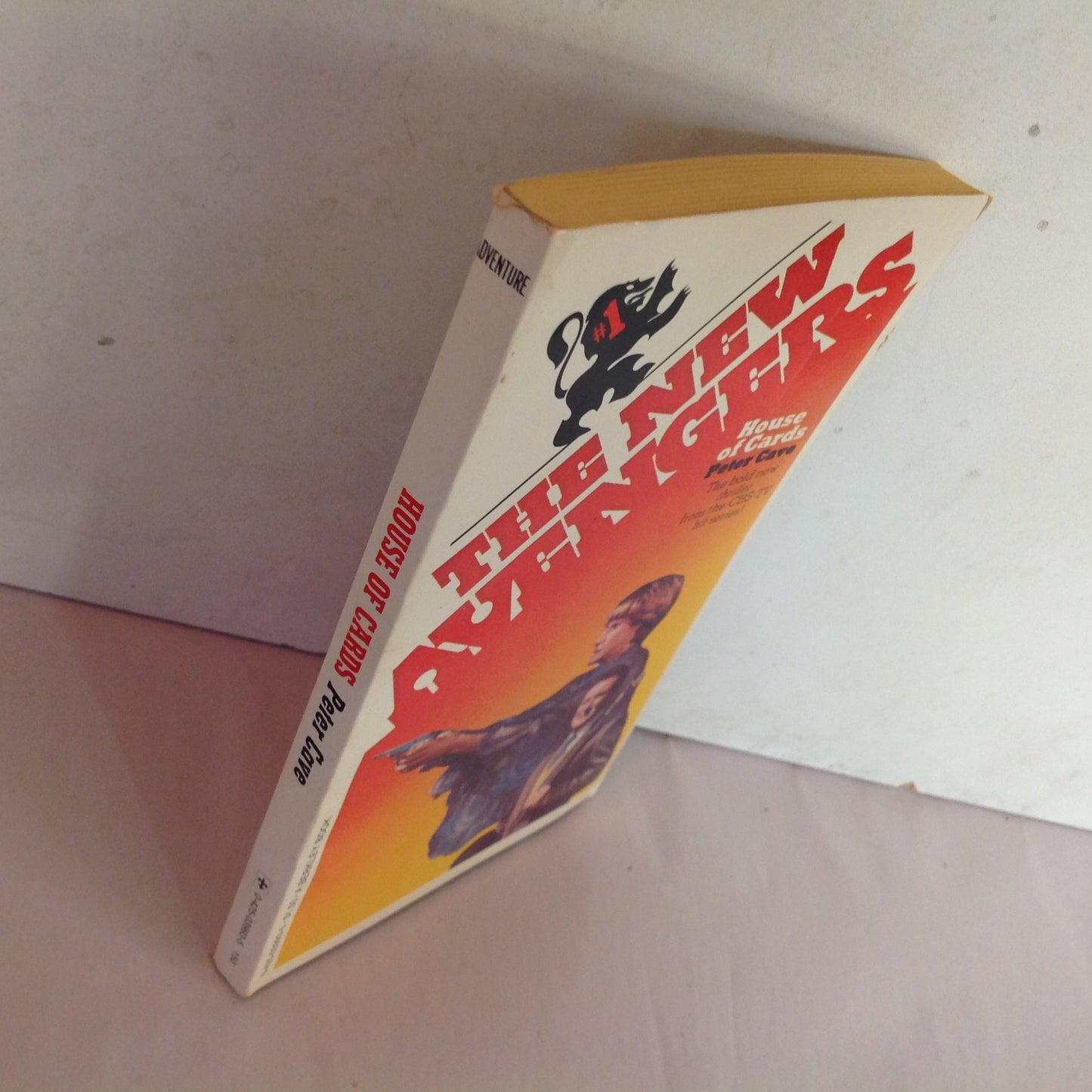 Vintage 1978 Mass Market Paperback The New Avengers #1: House of Cards Peter Cave