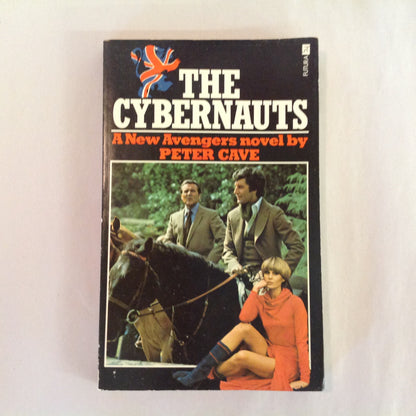Vintage 1977 Mass Market Paperback The New Avengers: The Cybernauts Peter Cave