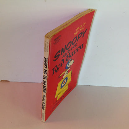 Vintage 1966 Mass Market Paperback Snoopy and the Red Baron Peanuts Charles Schulz