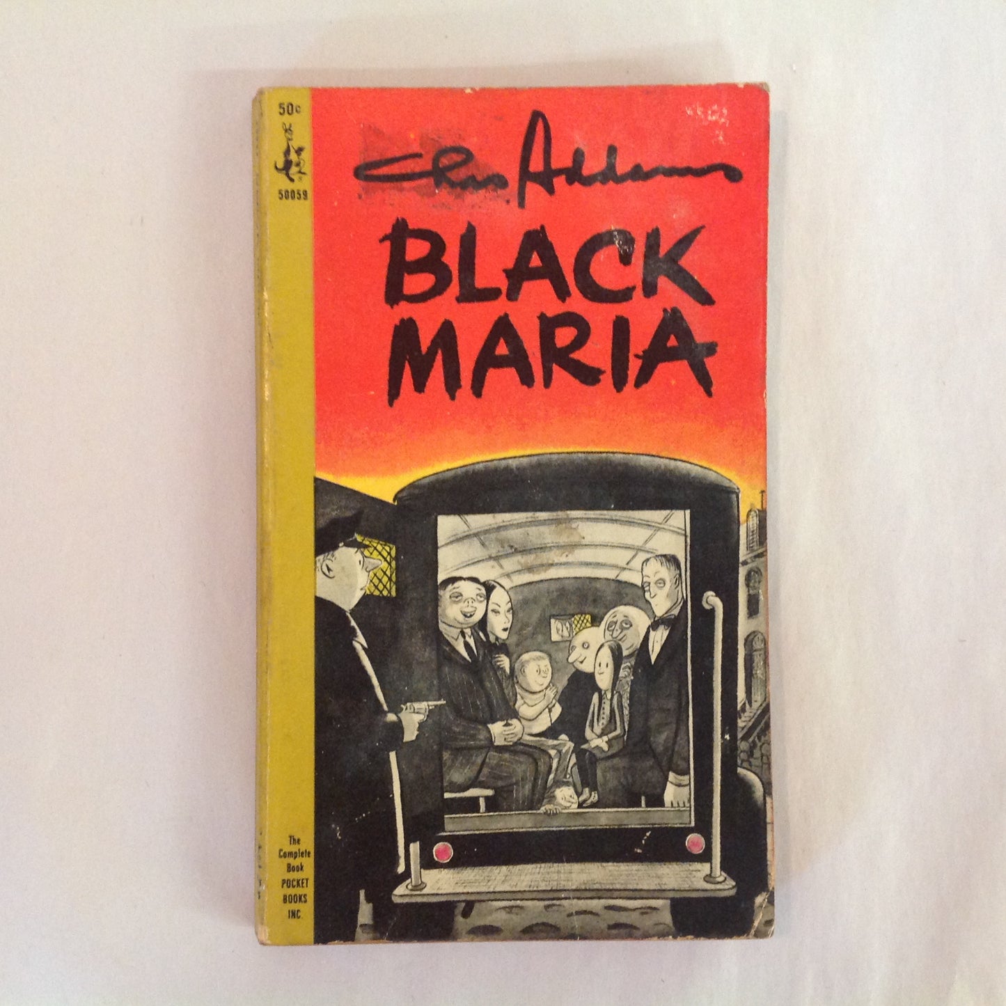 Vintage 1964 Mass Market Paperback Black Maria Charles Addams Pocket First