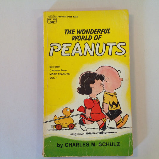 Vintage 1954 Mass Market Paperback The Wonderful World of Peanuts Charles Schulz