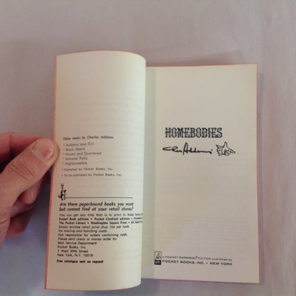 Vintage 1965 Mass Market Paperback Homebodies Charles Addams Pocket First Edition