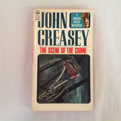 Vintage 1966 Mass Market Paperback The Scene of the Crime John Creasey