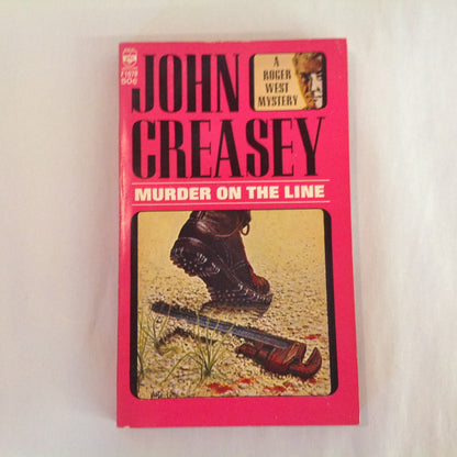 1965 Mass Market Paperback Murder On the Line John Creasey