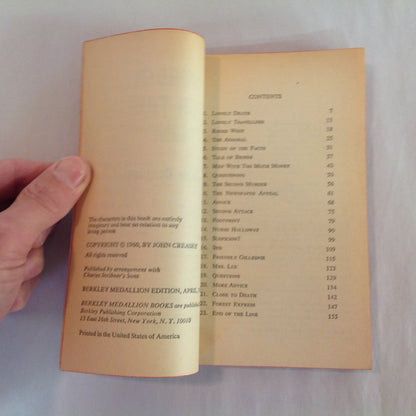 1965 Mass Market Paperback Murder On the Line John Creasey