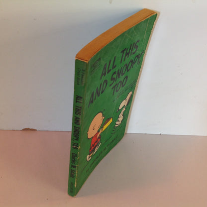 Vintage 1962 Mass Market Paperback All This and Snoopy, Too Peanuts Charles Schulz