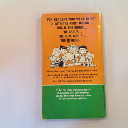 Vintage 1957 Mass Market Paperback Here Comes Charlie Brown! Peanuts Charles Schulz