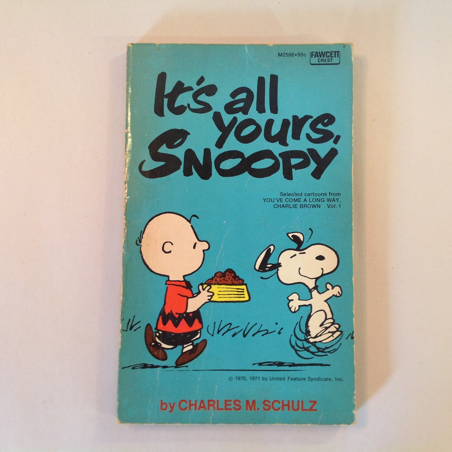 Vintage 1975 Mass Market Paperback It's All Yours, Snoopy Peanuts Charles Schulz