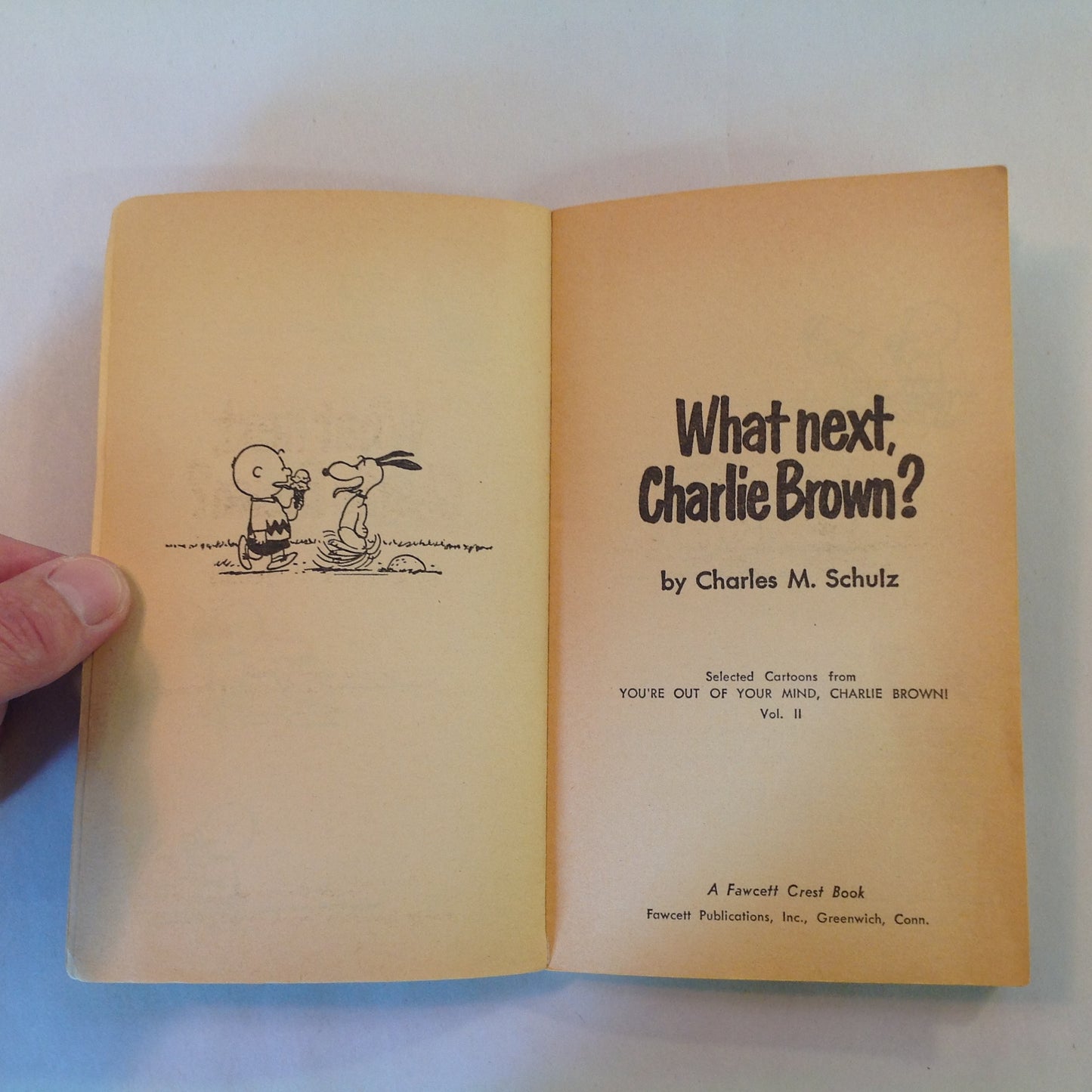 Vintage 1959 Mass Market Paperback What Next, Charlie Brown? Peanuts Charles Schulz