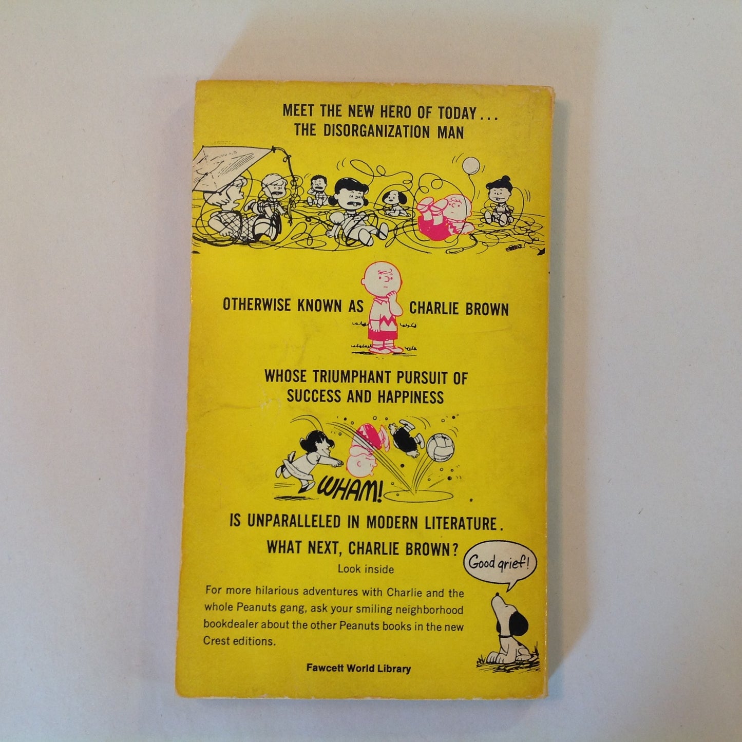 Vintage 1959 Mass Market Paperback What Next, Charlie Brown? Peanuts Charles Schulz