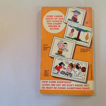 Vintage 1959 Mass Market Paperback You Are Too Much, Charlie Brown Peanuts Charles Schulz