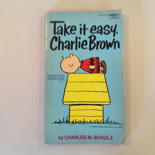 Vintage 1967 Mass Market Paperback Take It Easy, Charlie Brown Peanuts Charles Schulz