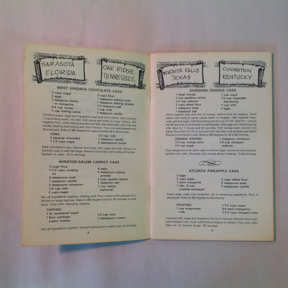 Vintage 1972 Paperback Cookin' In Rebel County Baxter Lane