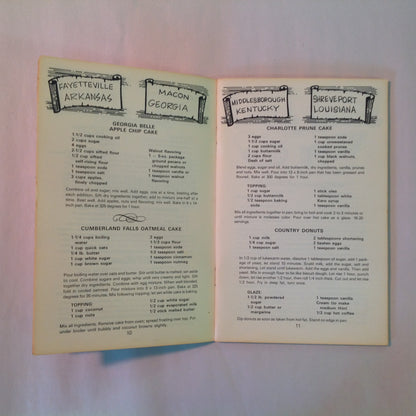 Vintage 1972 Paperback Cookin' In Rebel County Baxter Lane