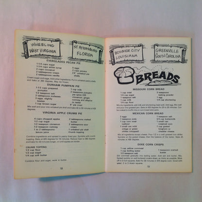 Vintage 1972 Paperback Cookin' In Rebel County Baxter Lane