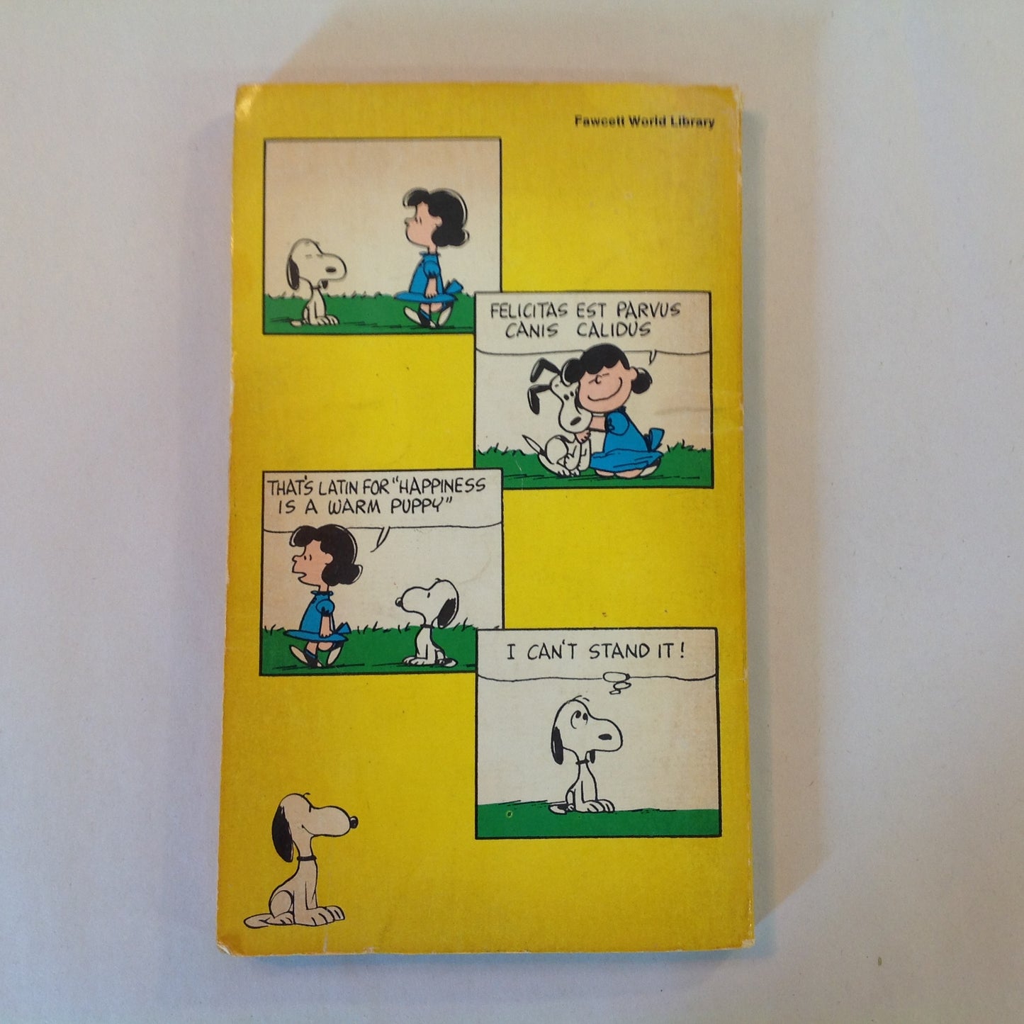 Vintage 1972 Mass Market Paperback You're A Pal, Snoopy! Peanuts Charles Schulz