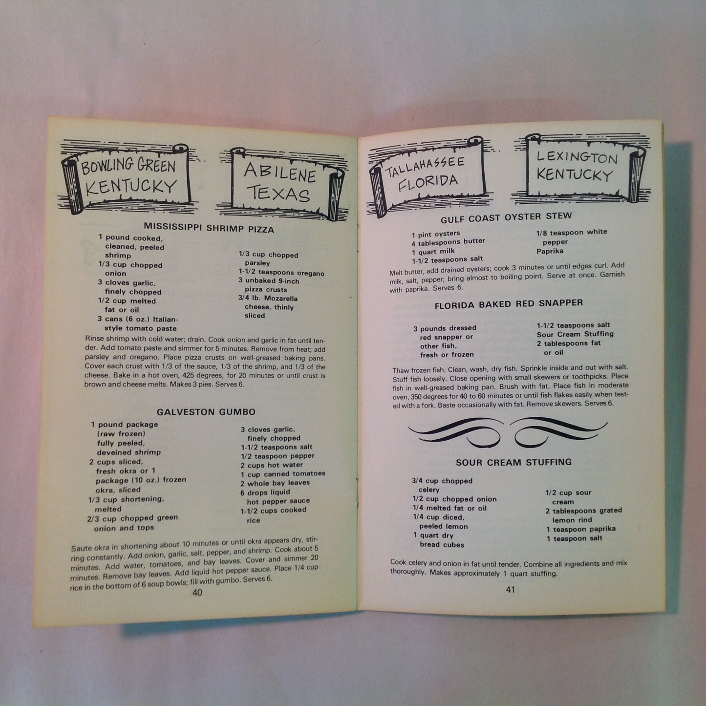 Vintage 1972 Paperback Cookin' In Rebel County Baxter Lane