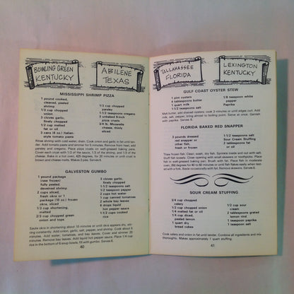 Vintage 1972 Paperback Cookin' In Rebel County Baxter Lane