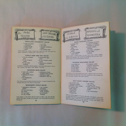 Vintage 1972 Paperback Cookin' In Rebel County Baxter Lane
