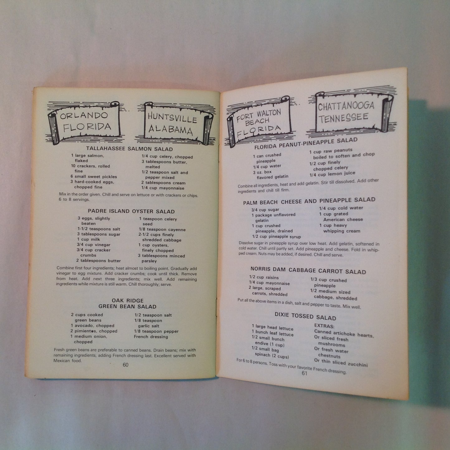 Vintage 1972 Paperback Cookin' In Rebel County Baxter Lane