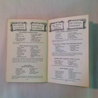 Vintage 1972 Paperback Cookin' In Rebel County Baxter Lane