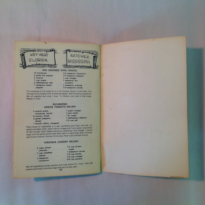 Vintage 1972 Paperback Cookin' In Rebel County Baxter Lane