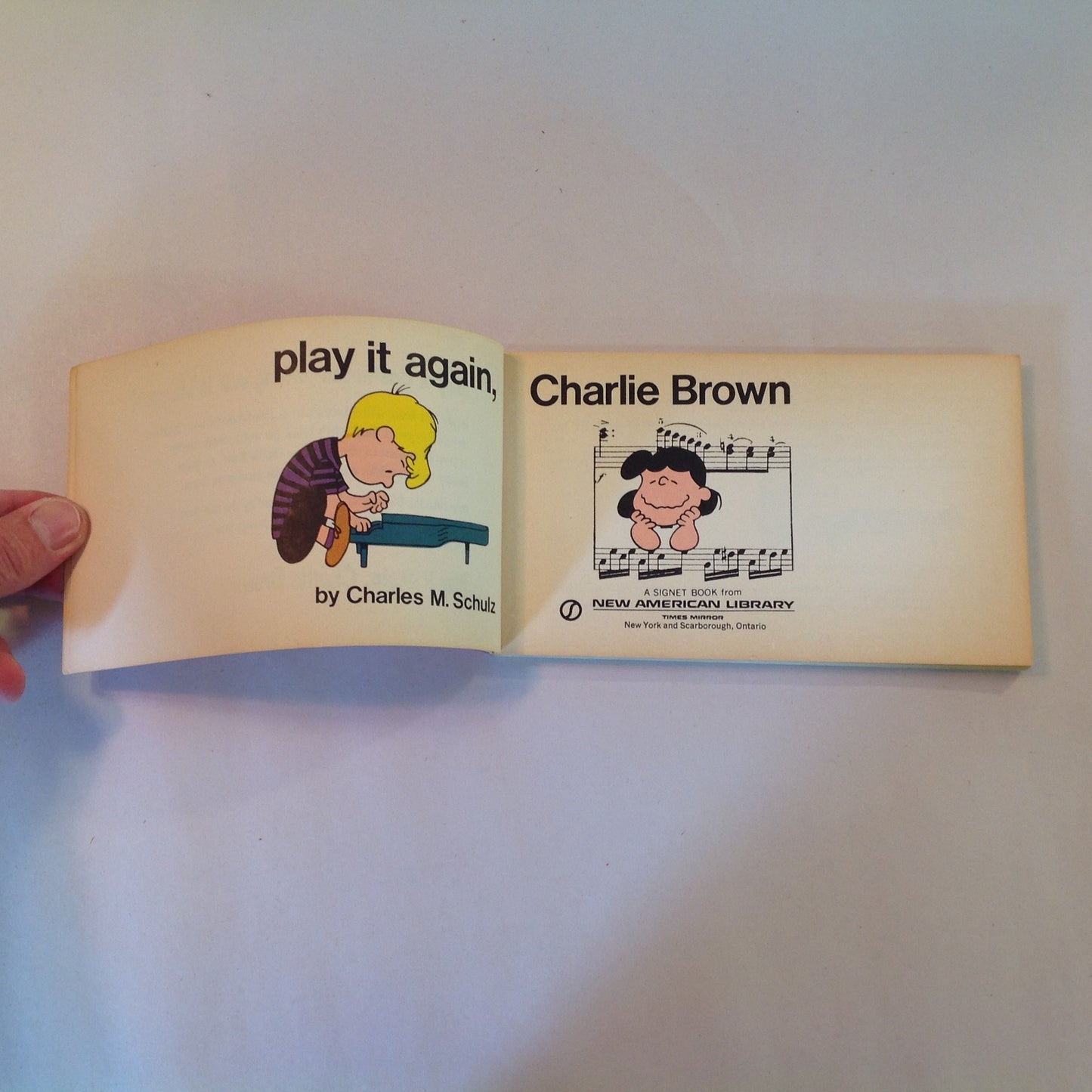 Vintage 1972 Mass Market Paperback Play It Again, Charlie Brown Peanuts Charles Schulz