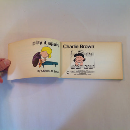 Vintage 1972 Mass Market Paperback Play It Again, Charlie Brown Peanuts Charles Schulz