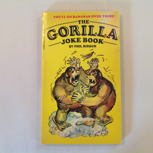 Vintage 1976 Mass Market Paperback The Gorilla Joke Book Phil Hirsch