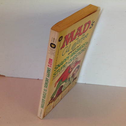 Vintage 1976 Mass Market Paperback MAD's Al Jaffee Spews Out Snappy Answers to Stupid Questions