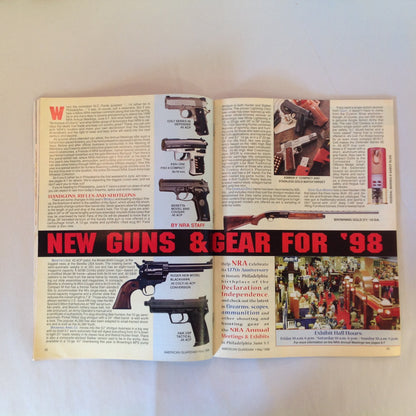 Vintage May 1998 American Guardian Magazine NRA Zero In On Accuracy Pocket Holster Options New Guns for '98