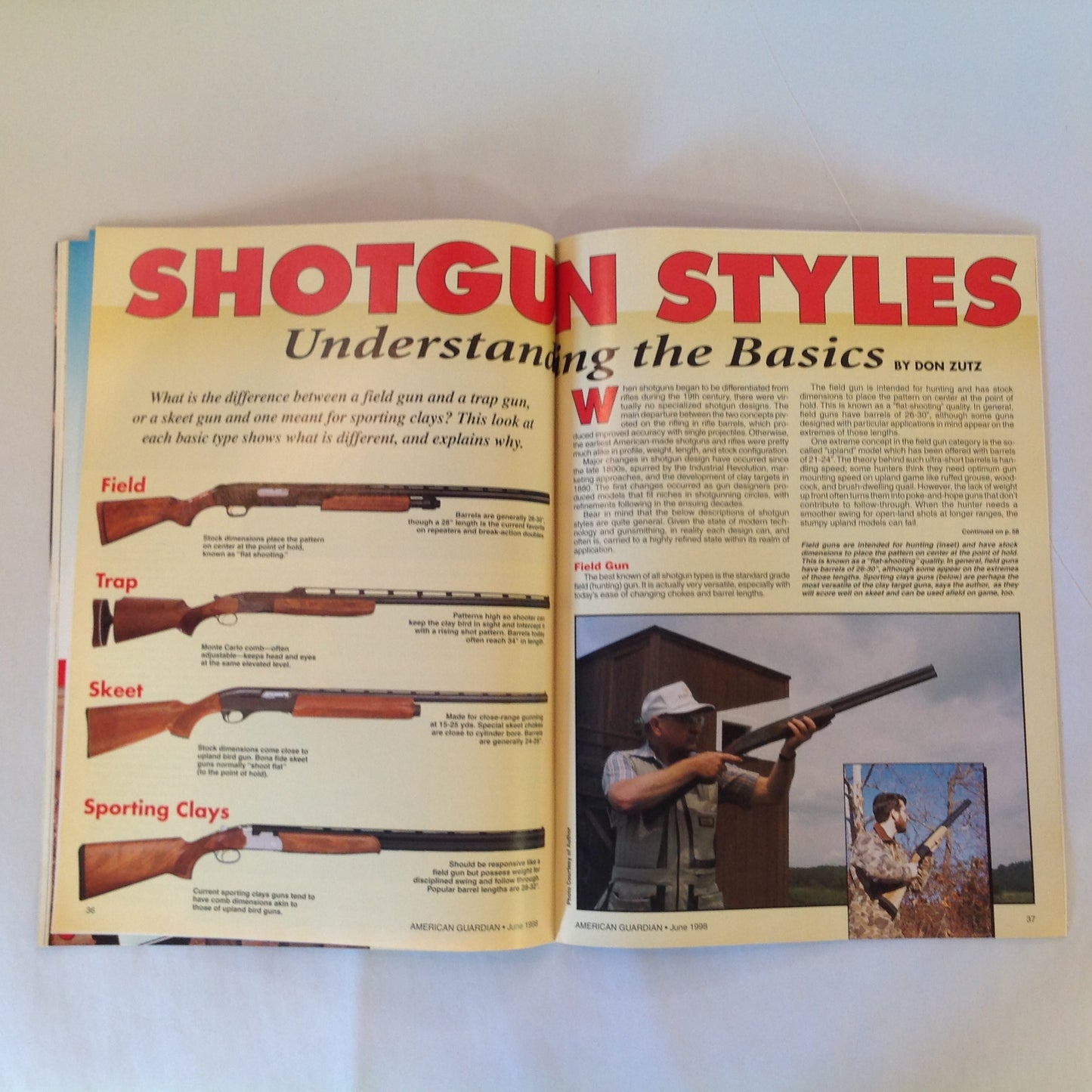Vintage Jun 1998 American Guardian Magazine William B. Ruger: An American Legend and His Legacy NRA Journal