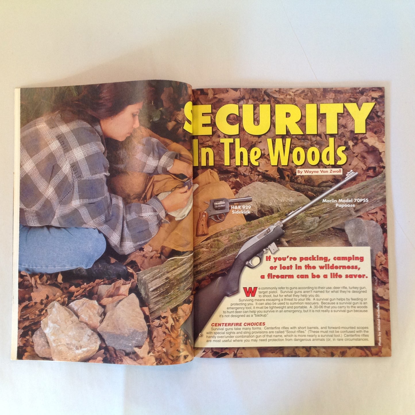Vintage Jul 1998 American Guardian Magazine 2nd Amendment Security In the Woods Pistols That Act Like Revolvers