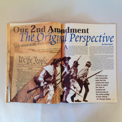 Vintage Jul 1998 American Guardian Magazine 2nd Amendment Security In the Woods Pistols That Act Like Revolvers